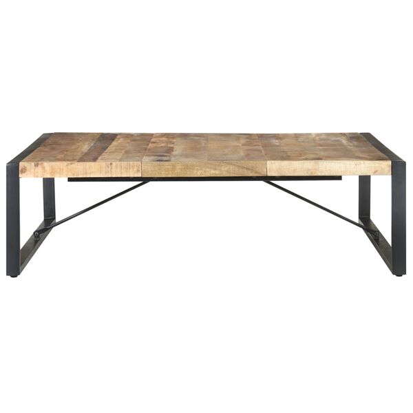 vidaXL Coffee Table Natural Rough Mango Wood Rough Mango Wood Large