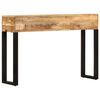 vidaXL Console Table Natural and Black Solid mango wood Medium Durable