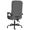 vidaXL Massage Office Chair Dark Gray