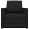 vidaXL Sofa Bed Black 29.13 x 30.31 x 31.89 in Fabric