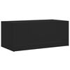 vidaXL Coffee Table Black Engineered Wood Medium Coffee Table