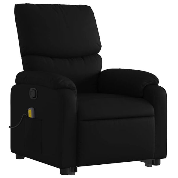 vidaXL Stand Up Massage Recliner Chair Black