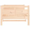 vidaXL Day Bed Natural Solid pine wood, Plywood Single