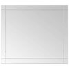 vidaXL Wall Mirror Silver Glass 39.4 x 23.6 in Wall Mounting