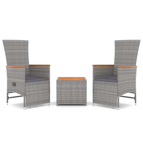 vidaXL Garden Lounge Set Grey