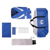 vidaXL Pool Tent with Removable Fly & Mesh Walls Azure Blue 201.6x180.3"