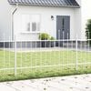 vidaXL Garden Fence White 510 x 100 cm