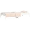 vidaXL Day Bed White Solid pine wood Small