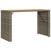 vidaXL Garden Bar Set Grey