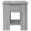 vidaXL Coffee Table Gray Sonoma Engineered wood Medium Convertible