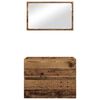vidaXL Bathroom Furniture Set 2 pcs Old Wood 57 x 37 x 45 cm