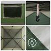 vidaXL Family Tent Cabin 6-Person Green Waterproof
