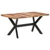 vidaXL Dining Table Honey finish
