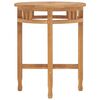vidaXL Bistro Table Teak Solid Teak wood Small Durable Bistro Table