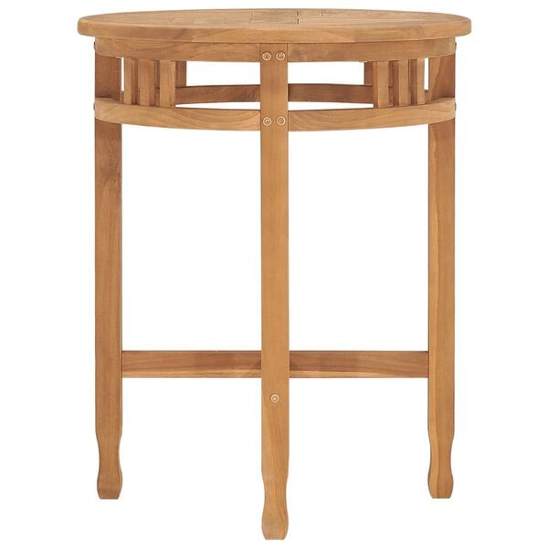 vidaXL Bistro Table Teak Solid Teak wood Small Durable Bistro Table