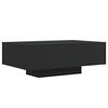 vidaXL Coffee Table Black Engineered wood Low Coffee Table Coffee Table