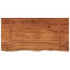 vidaXL Table Top Natural wood Solid Acacia wood 31.5 x 15.7 in