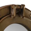vidaXL Porthole Mirror Wall Hanging Ø9.1" Aluminum and Glass