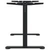 vidaXL Standing Desk Frame Black Powder-coated steel Adjustable height