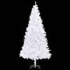 vidaXL Christmas Tree White PVC, Steel Extra Large Lightweight