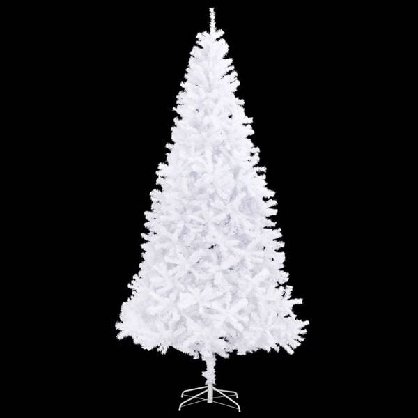 vidaXL Christmas Tree White PVC, Steel Extra Large Lightweight