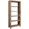 vidaXL 5-Tier Bookcase 31.5"x11.8"x70.9" Solid Acacia Wood