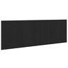 vidaXL Headboard Black Oak 94.49 x 0.59 x 31.50 in Engineered Wood