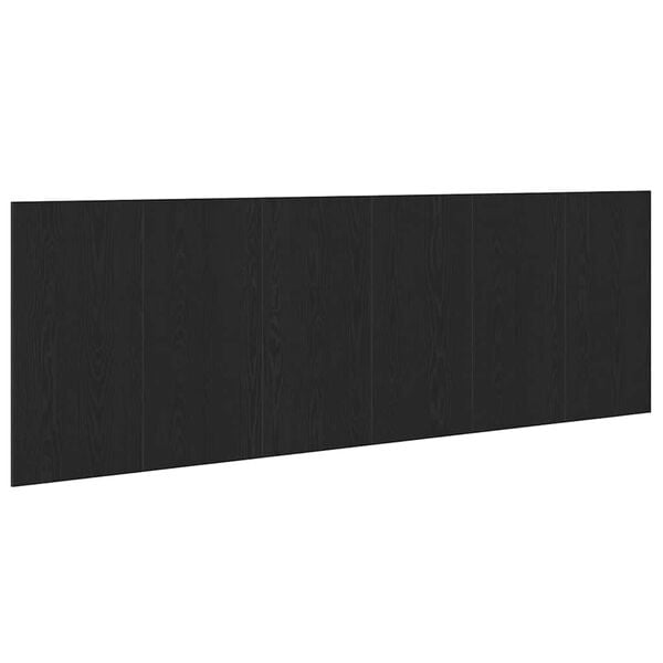 vidaXL Headboard Black Oak 94.49 x 0.59 x 31.50 in Engineered Wood