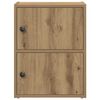 vidaXL Bookcase Artisan Oak Engineered Wood Small Bookcase Rectangular