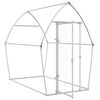 vidaXL Chicken Cage Silver Galvanized Steel Durable Chicken Cage