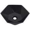 vidaXL Wash Basin 16.1x14.4x4.7" Ceramic Black
