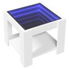 vidaXL Coffee Table White Engineered wood Compact Coffee Table Square
