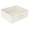 vidaXL Storage Rack Cream Steel, Fabric (100% Polyester) Lightweight