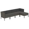 vidaXL Garden Lounge Set Grey, Anthracite