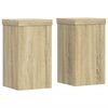 vidaXL Plant Stand Set of 2 Sonoma oak Engineered wood Small