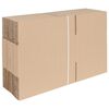vidaXL Folding Box 50 pcs Natural 11.81 x 8.46 x 5.51 in Cardboard