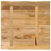 vidaXL Table Top Natural Mango Wood Solid Mango Wood 31.5x31.5x1.5 in