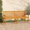 vidaXL Garden Bench Natural wood Solid acacia wood 70.9 in Durable