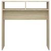 vidaXL Console Table Sonoma Oak Engineered Wood Compact Durable