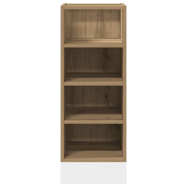 vidaXL Bottom Cabinet Artisan oak Engineered wood Compact