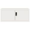 vidaXL File Cabinet White Powder-coated steel Large File Cabinet