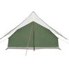 vidaXL Family Tent with Roof Green and White 315 x 286 x 200 cm