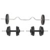 vidaXL Barbell and Dumbbell Set 66.1 lb