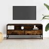 vidaXL TV Cabinet Smoked Oak Engineered Wood Compact TV Cabinet