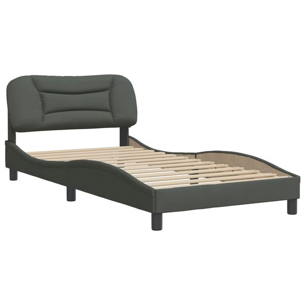 vidaXL Bed Frame Dark Grey