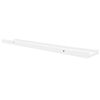 vidaXL Frame Ledge Shelf Set of 2 White MDF 31.5 in long Wall mounting