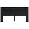 vidaXL Headboard Black Oak 78.74 x 5.91 x 40.75 in Engineered Wood
