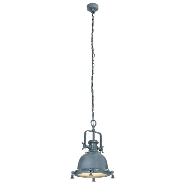 vidaXL Pendant Lighting Gray Aluminum Medium Pendant Lighting