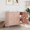 vidaXL Sideboard Pink Cold-rolled steel Medium Sideboard Rectangular