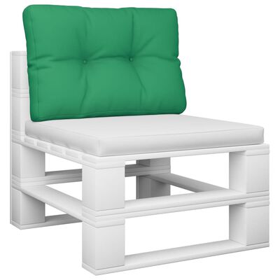 vidaXL Pallet Cushion Green 23.6"x15.7"x4.7" Fabric